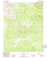 Cirque Peak 1988 topographic map thumbnail