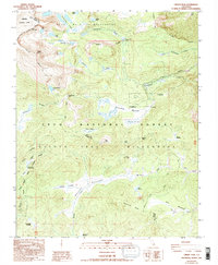 Cirque Peak 1988 topographic map thumbnail