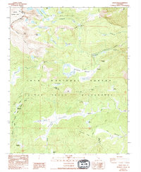 Cirque Peak 1988 topographic map thumbnail