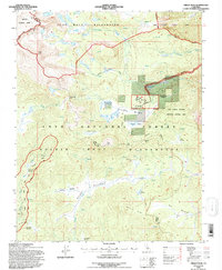 Cirque Peak 1994 topographic map thumbnail