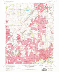 Citrus Heights 1967 topographic map preview