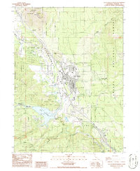 City of Mount Shasta 1986 topographic map thumbnail