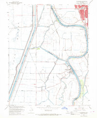 Clarksburg 1967 topographic map thumbnail