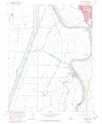 Clarksburg 1967 topographic map thumbnail