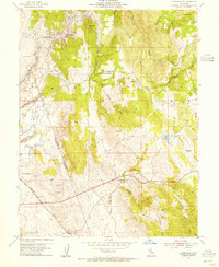 Clarksville 1953 topographic map thumbnail