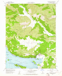 Clearlake Oaks 1958 topographic map thumbnail