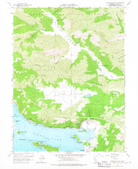 Clearlake Oaks 1958 topographic map thumbnail
