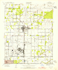 Clovis 1946 topographic map preview
