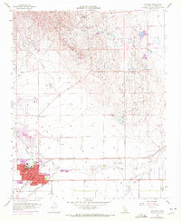 Coalinga 1956 topographic map thumbnail