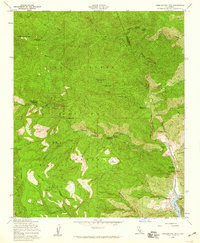 Cobblestone Mtn 1958 topographic map thumbnail
