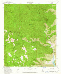 Cobblestone Mtn 1958 topographic map thumbnail