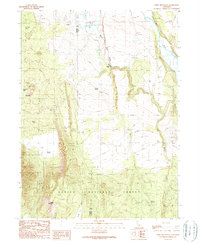 Coble Mountain 1990 topographic map thumbnail