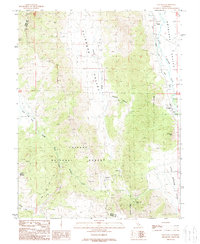 Coleville 1988 topographic map thumbnail