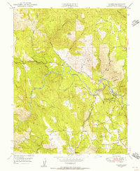 Coloma 1949 topographic map thumbnail