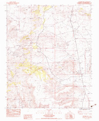 Columbia Mtn 1983 topographic map thumbnail