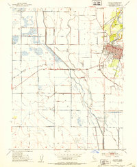 Colusa 1952 topographic map thumbnail