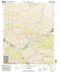 Condor Peak 1995 topographic map thumbnail