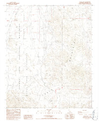 Conejo Well 1986 topographic map thumbnail