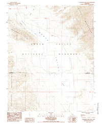 Confidence Hills East 1984 topographic map thumbnail