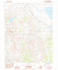 Convict Lake 1983 topographic map thumbnail
