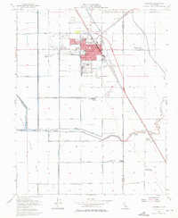 Corcoran 1954 topographic map thumbnail