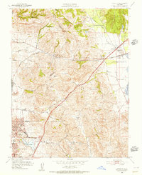 Cordelia 1951 topographic map thumbnail
