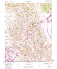 Cordelia 1951 topographic map thumbnail