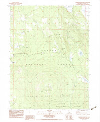 Corders Reservoir 1983 topographic map thumbnail