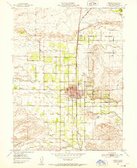 Corning 1951 topographic map thumbnail