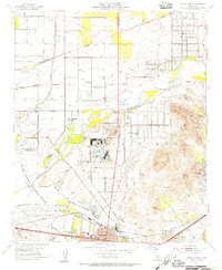 Corona North 1954 topographic map thumbnail