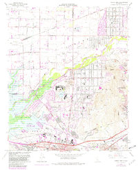 Corona North 1967 topographic map preview