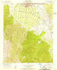 Corona South 1954 topographic map thumbnail