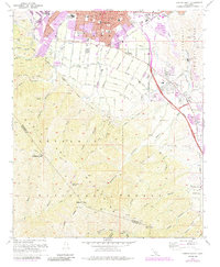 Corona South 1967 topographic map thumbnail