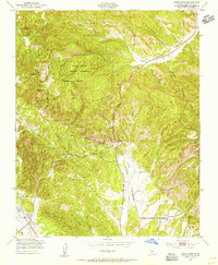 Cosio Knob 1949 topographic map thumbnail