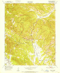 Cosio Knob 1949 topographic map thumbnail