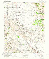 Cotati 1954 topographic map thumbnail