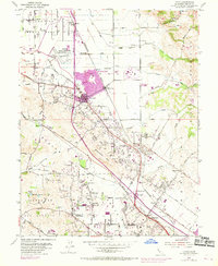 Cotati 1954 topographic map preview