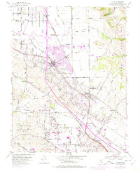 Cotati 1954 topographic map preview