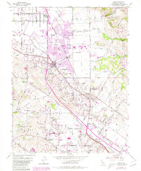 Cotati 1954 topographic map thumbnail