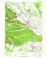 Cottonwood 1965 topographic map thumbnail