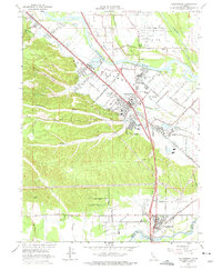 Cottonwood 1965 topographic map thumbnail
