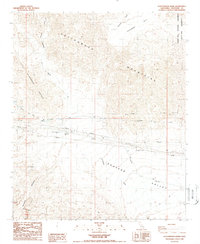 Cottonwood Basin 1988 topographic map thumbnail