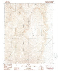 Cottonwood Canyon 1987 topographic map thumbnail