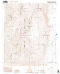 Cottonwood Canyon 1987 topographic map thumbnail