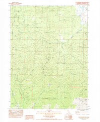 Cottonwood Peak 1983 topographic map thumbnail