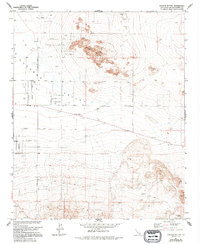 Cougar Buttes 1971 topographic map thumbnail