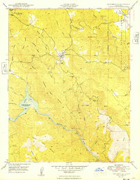 Coulterville 1949 topographic map thumbnail