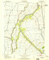 Courtland 1952 topographic map thumbnail