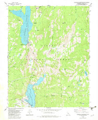 Courtright Reservoir 1982 topographic map thumbnail