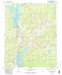 Courtright Reservoir 1982 topographic map thumbnail